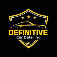 Auto-Detailing-Logo vektor