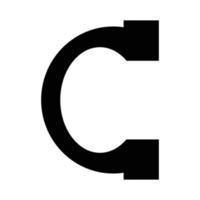 brev c logotyp design Vektor mall