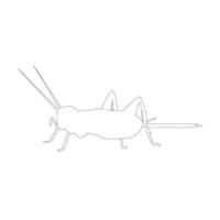 cricket insekt logotyp vektor mall