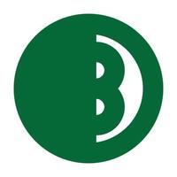 Buchstabe b Logo-Design, moderne Logo-Designs vektor