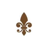 fleur de lis vektor ikon design