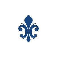 fleur de lis vektor ikon design