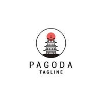 pagod logotyp design ikon vektor