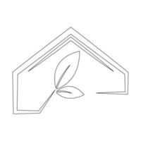 Haus-Logo-Illustrationsvektor vektor