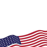 flagga amerikan vektor ikon illustration