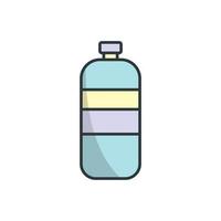 Designvorlagen für Wasserflaschen-Symbolvektoren vektor