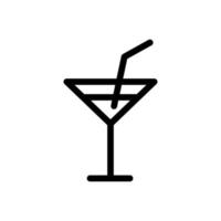 alkohol ikon linje isolerat på vit bakgrund. svart platt tunn ikon på modern översikt stil. linjär symbol och redigerbar stroke. enkel och pixel perfekt stroke vektor illustration