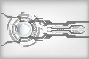 abstrakt tekniskt bakgrundskoncept med olika teknikelement. illustration vektor