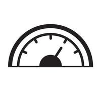 Kilometerzähler-Logo, schnelles Tachometer-Symbol im modernen Linienstil. am besten für website, apps mobile und ai. Vektor-Illustration-Cartoon im flachen Stil isoliert auf weißem Hintergrund. vektor