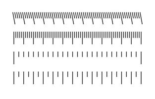 mätning skala, 10 centimeter, centimeter Diagram, annorlunda markup för linjaler. vektor illustration i platt stil isolerat på vit bakgrund.