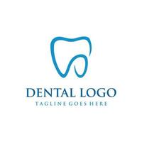 abstrakt dental logotyp mall design. dental hälsa, dental vård och dental klinik. logotyp för hälsa, tandläkare och klinik. vektor