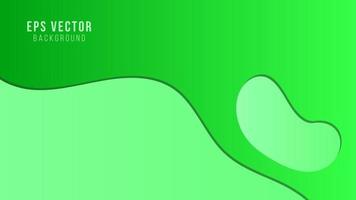 grüne farbverlauf flüssige formen abstrakte abdeckungen vektorsammlung. Design für digitale Banner-Hintergründe. organische blasenflüssigkeitsspritzerformen, öltropfen-molekularmischungskonzeptmuster. Cover-Vorlagen. vektor