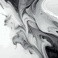 Marmortexturdesign, bunte schwarz-weiße graue Marmoroberfläche, geschwungene Linien, helles abstraktes Hintergrunddesign - Vektor