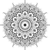 Mandala-Design-Illustrator, Mandala-Kunstdesign, vektor