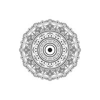 Mandala-Design-Illustrator, Mandala-Kunstdesign, vektor