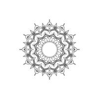 Mandala-Design-Illustrator, Mandala-Kunstdesign, vektor