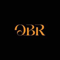 qbr brev logotyp design, qbr vektor logotyp, qbr med form, qbr mall med matchande Färg, qbr logotyp enkel, elegant, qbr lyxig logotyp, qbr vektor proffs, qbr typografi,