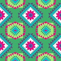 Geometrisches ethnisches Muster mit diagonalem abstraktem Ornamentdesign des quadratischen Dreiecks für Kleidungsstoff-Textildruck, Handwerk, Stickerei, Teppich, Vorhang, Batik, Tapetenverpackung, Vektorzeichnung vektor