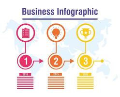 Infografik oder Präsentationsbanner für Unternehmen und Unternehmen vektor