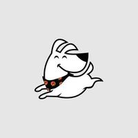 kreativ logotyp design begrepp hund vektor mall