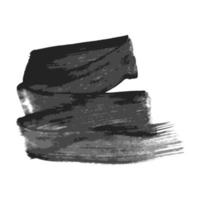 schwarzer handgezeichneter tintenfleck. Tintenfleck isoliert auf weißem Hintergrund. Vektor-Illustration vektor
