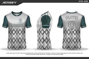 jersey design sublimering t-shirt premium geometriskt mönster otrolig vektorsamling för fotboll fotboll racing cykling spel motocross sport vektor