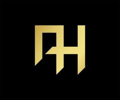 ah-Buchstaben-Logo-Design. modernes kreatives Alphabet-Logo-Design. ah Brief Logo Vorlage Vektor Illustration.