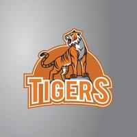 tiger symbol illustration design vektor