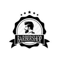 barberare affär logotyp vektor mall v11