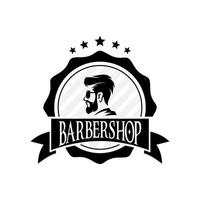 barberare affär logotyp vektor mall v14