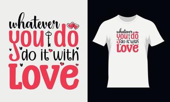 valentine svg t-shirt design. hjärtans typografi tshirt design vektor
