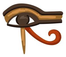 auge des horus, symbol der altägyptischen religion vektor