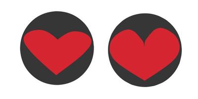 kärlek hjärta ikon vektor. kreativ illustration romantisk samling kärlek symboler. kärlek begrepp. för valentines dag, mödrar dag, bröllop, kärlek och romantisk evenemang vektor
