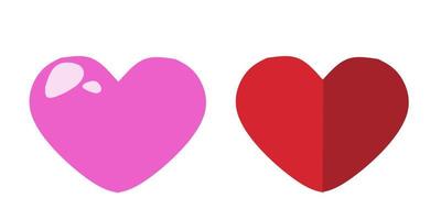 kärlek hjärta ikon vektor. kreativ illustration romantisk kärlek symboler samling. kärlek begrepp. design element för hjärtans dag. vektor