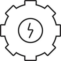 elektrisk motor ikon vektor
