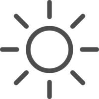 Sol lampa ikon vektor