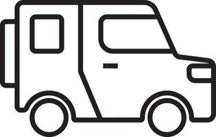 jeep transport ikon människor ikoner med svart översikt stil. fordon, symbol, transport, linje, översikt, station, resa, bil, redigerbar, piktogram, isolerat, platt. vektor illustration