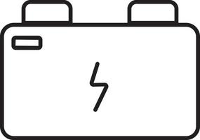 Symbol für elektrische Batterie vektor