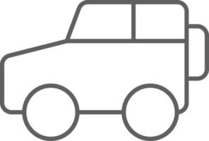 hardtop transport ikon människor ikoner med svart översikt stil. fordon, symbol, företag, transport, linje, översikt, resa, bil, redigerbar, piktogram, isolerat, platt. vektor illustration