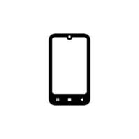 smartphone enkel platt ikon vektor illustration