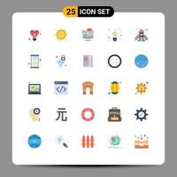 25 kreativ ikoner modern tecken och symboler av kalkylator bokföring solsken uppkopplad dialog redigerbar vektor design element