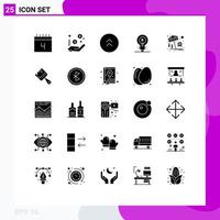 25 kreativ ikoner modern tecken och symboler av strand aning pilar äkta varumärke redigerbar vektor design element