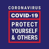 Coronavirus-Poster mit Anweisungen, Vektor, Covid19-Bewusstseinsposter vektor