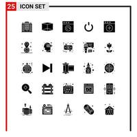 25 kreativ ikoner modern tecken och symboler av gps ny ladda om mac kraft redigerbar vektor design element