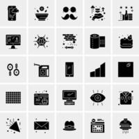 25 universelle Business-Icons Vektor kreative Icon-Illustration zur Verwendung in Web- und Mobilprojekten