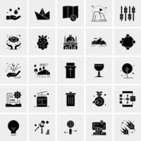 25 universelle Business-Icons Vektor kreative Icon-Illustration zur Verwendung in Web- und Mobilprojekten