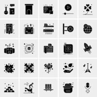 25 universelle Business-Icons Vektor kreative Icon-Illustration zur Verwendung in Web- und Mobilprojekten