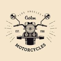 Vintage Motorcyklar Emblem vektor