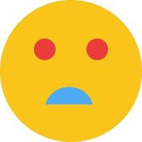 traurige emojis schule flache farbe symbol vektor symbol banner vorlage