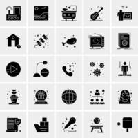 25 universelle Business-Icons Vektor kreative Icon-Illustration zur Verwendung in Web- und Mobilprojekten